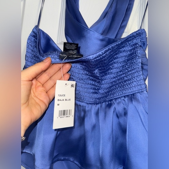 French Connection Inu Satin Halter Top - Picture 6 of 9